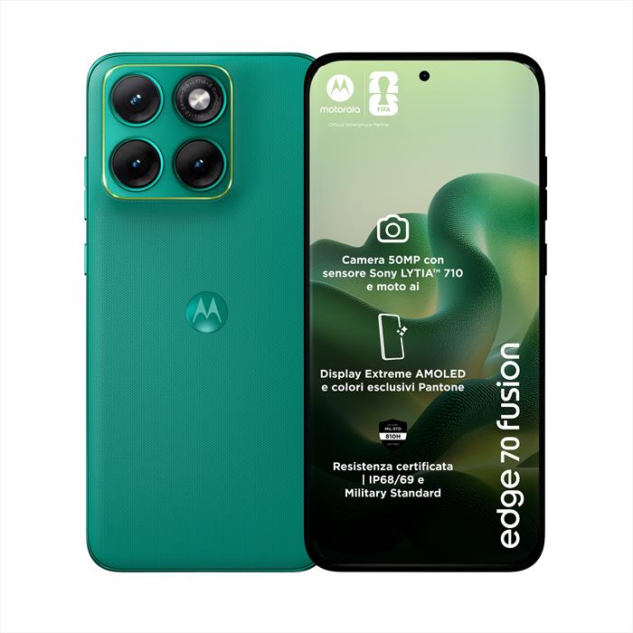 Motorola - Smartphone Edge 70 Fusion-pantone Sporting Green