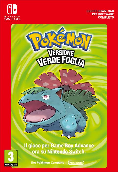 Nintendo - Pokémon Versione Verde Foglia - Codice Download, N.d