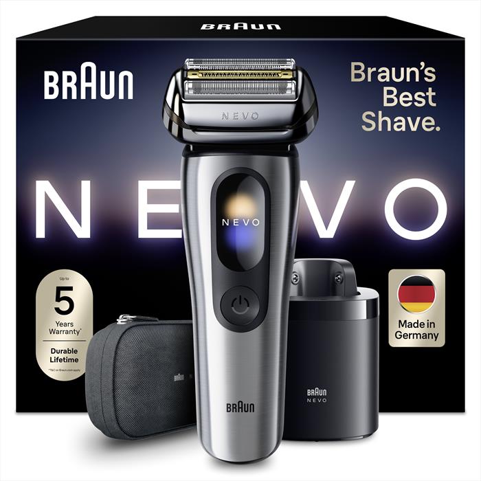 Braun - Rasoio Shaver Nevo 11000c-argento