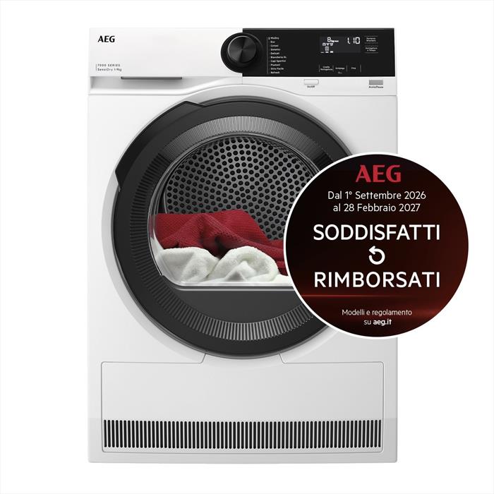 Aeg - Asciugatrice Tr7he1c9 9kg Classe C-bianco