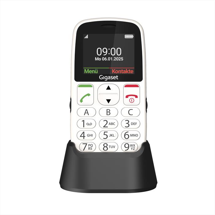 Gigaset - Cellulare Gl395-white Pearl