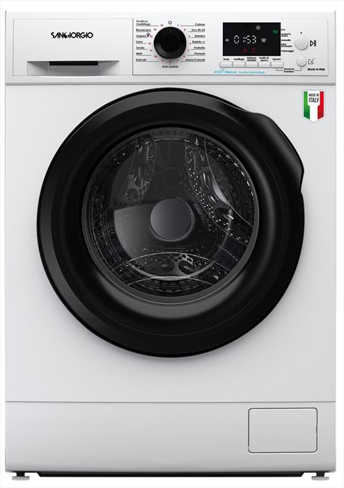Sangiorgio - Lavatrice F812a9 8kg Classe A-bianco / Nero