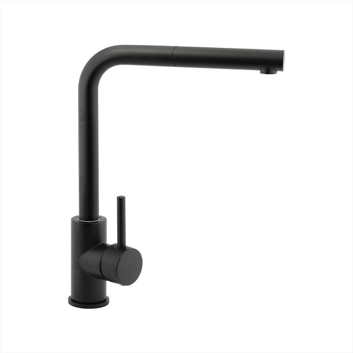 Glem Gas - Miscelatore Con Doccetta E Canna A Ponte Mixtdbk-nero Opaco