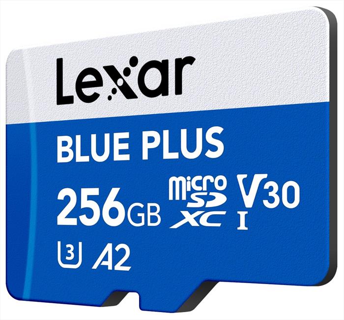 Lexar - 256gb Microsdxc Plus-blue/white
