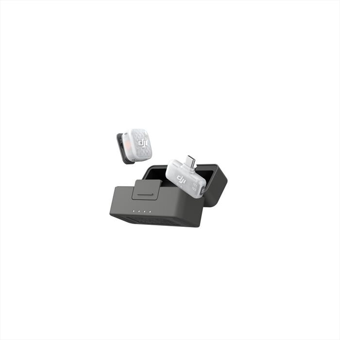 Dji - Mini Microfono Wireless Mic Mini 2s-trasparente/grigio