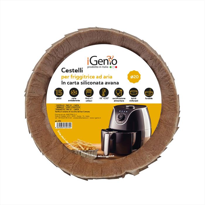 I-genio - Cestelli Per Friggitrice Ad Aria - 974-avana
