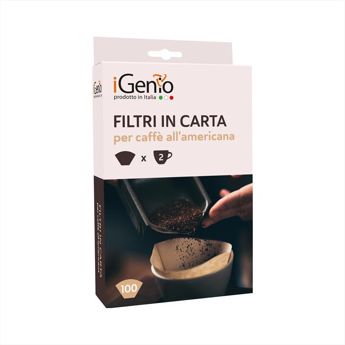 I-genio - Filtri In Carta Per Caffé All'americana - 976, Multicolore