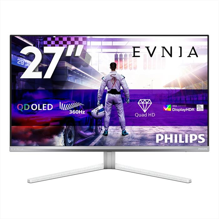 Philips - Monitor Gaming 27" Qd Oled 27m2n8500/00-grigio Bianco
