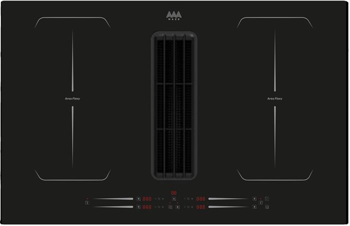 Aaamaze - Piano Cottura Induzione Amihh804f2f 80cm-nero