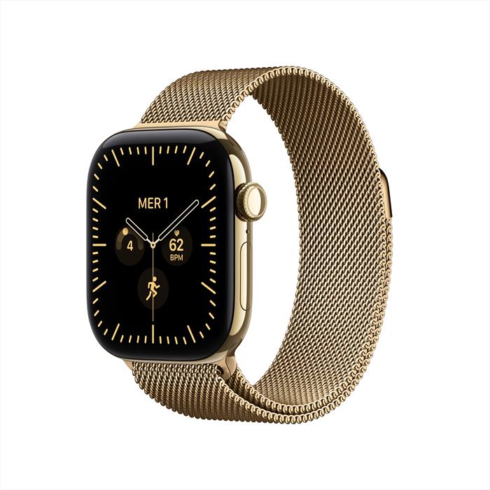 Apple - Watch Series 12 Gps + Cellular 42mm Titanio Oro-loop Milanese Oro Brillante