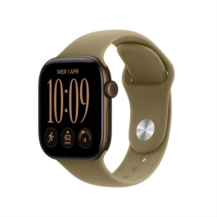 Apple - Watch Series 12 Gps 42mm Alluminio Bronzo Scuro-sport Band Oliva - M/l