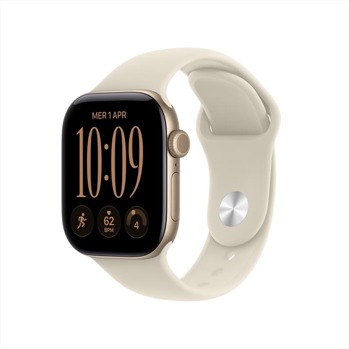 Apple - Watch Series 12 Gps 42mm Alluminio Oro Chiaro-sport Band Sabbia - M/l