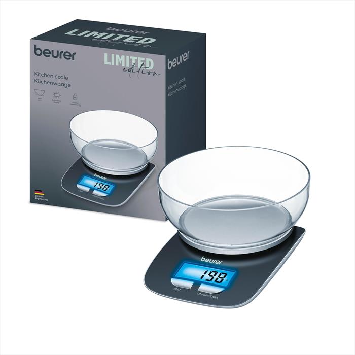 Beurer - Bilancia Da Cucina Ks 25 Limited Edition 2026-grigio Scuro