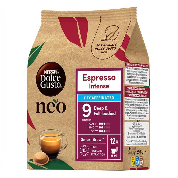 Nescafe' Dolce Gusto - Neo Espresso Intenso Deca 12 Capsule, Multicolore