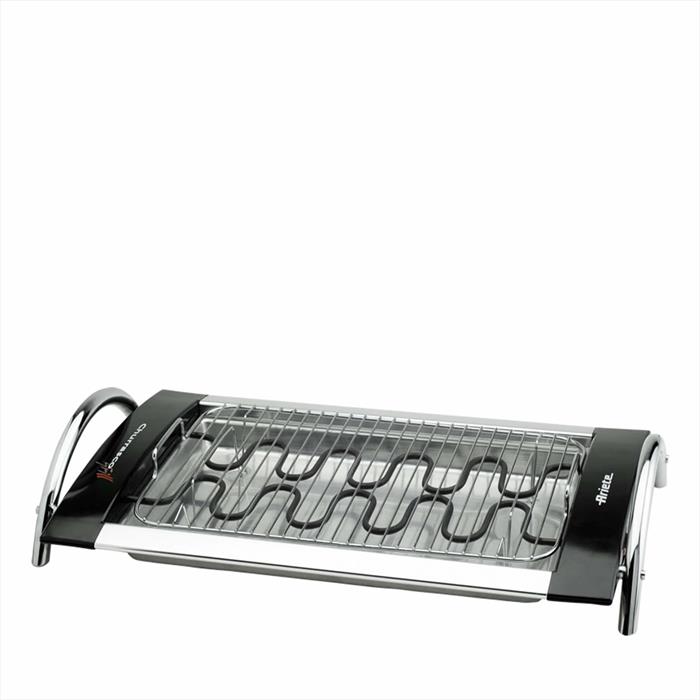 Ariete - Griglia Elettrica Churrasco Grill 732-nero, Argento