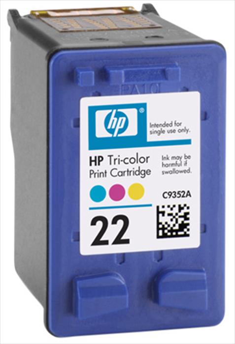 Hp - Cartuccia Inkn22 Tricromia Blister C9352aebl Hp - Cartuccia Inkn22 Tricromia Blister C9352aebl