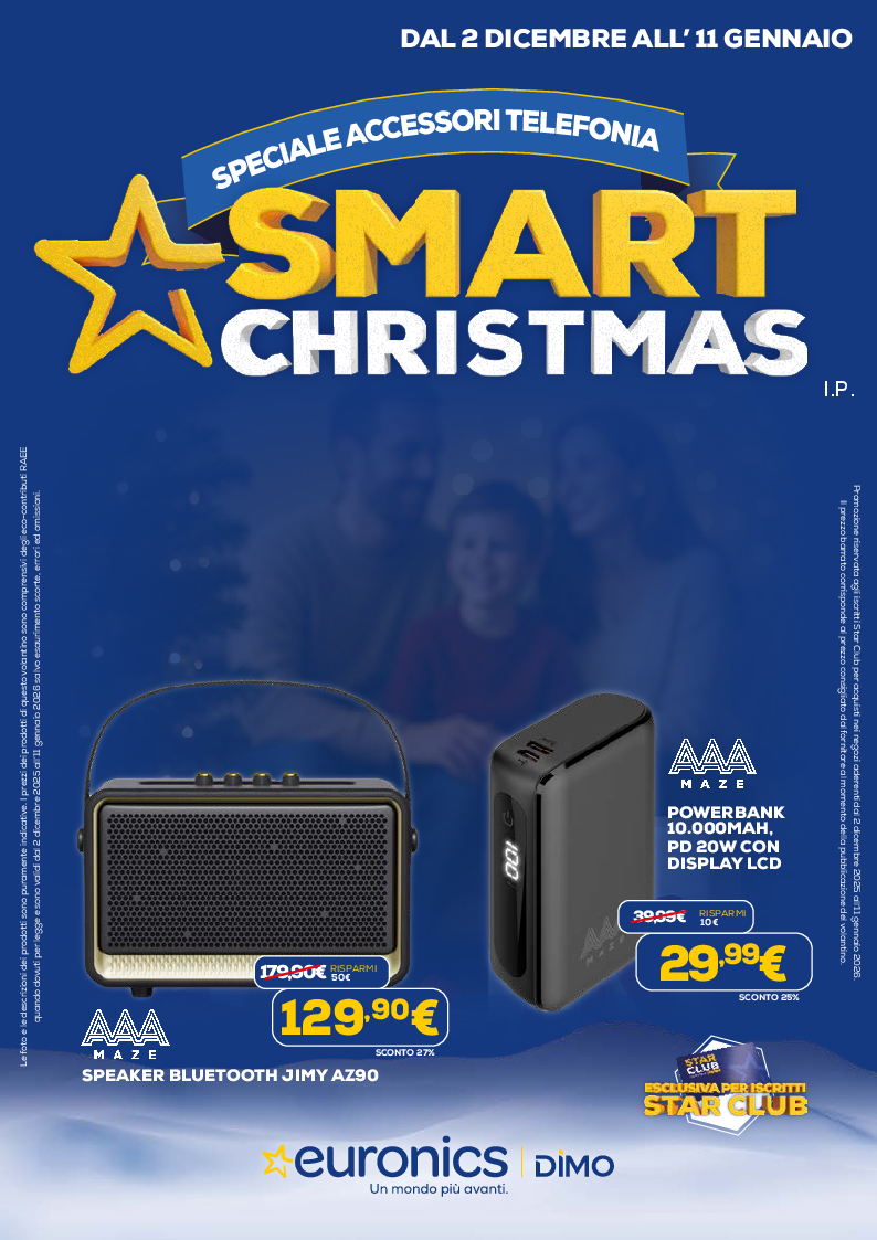 SMART CHRISTMAS - SPECIALE ACCESSORI TELEFONIA