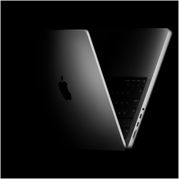MacBook Pro disposti a V per rappresentare il chip M5