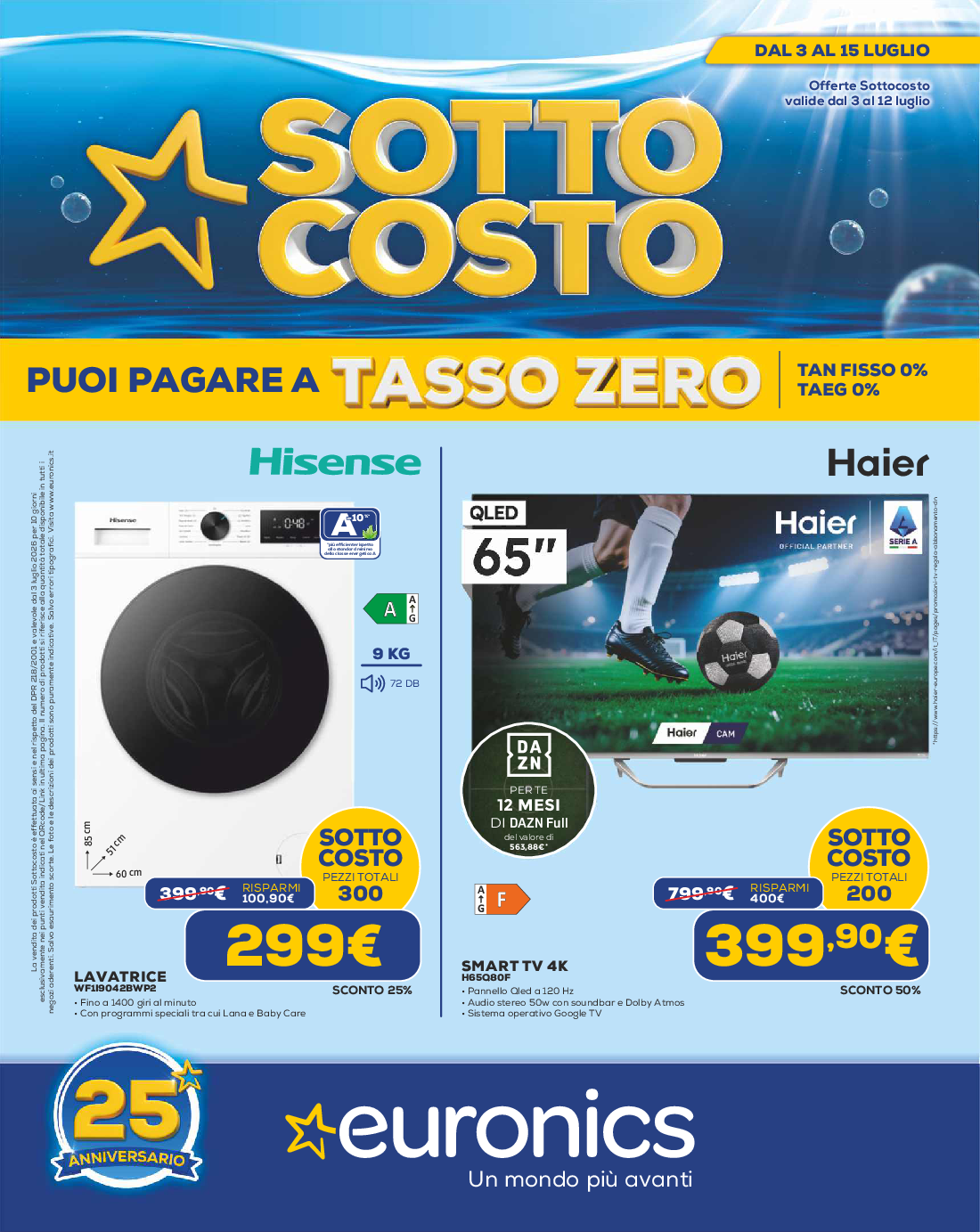 Sottocosto + Tasso Zero