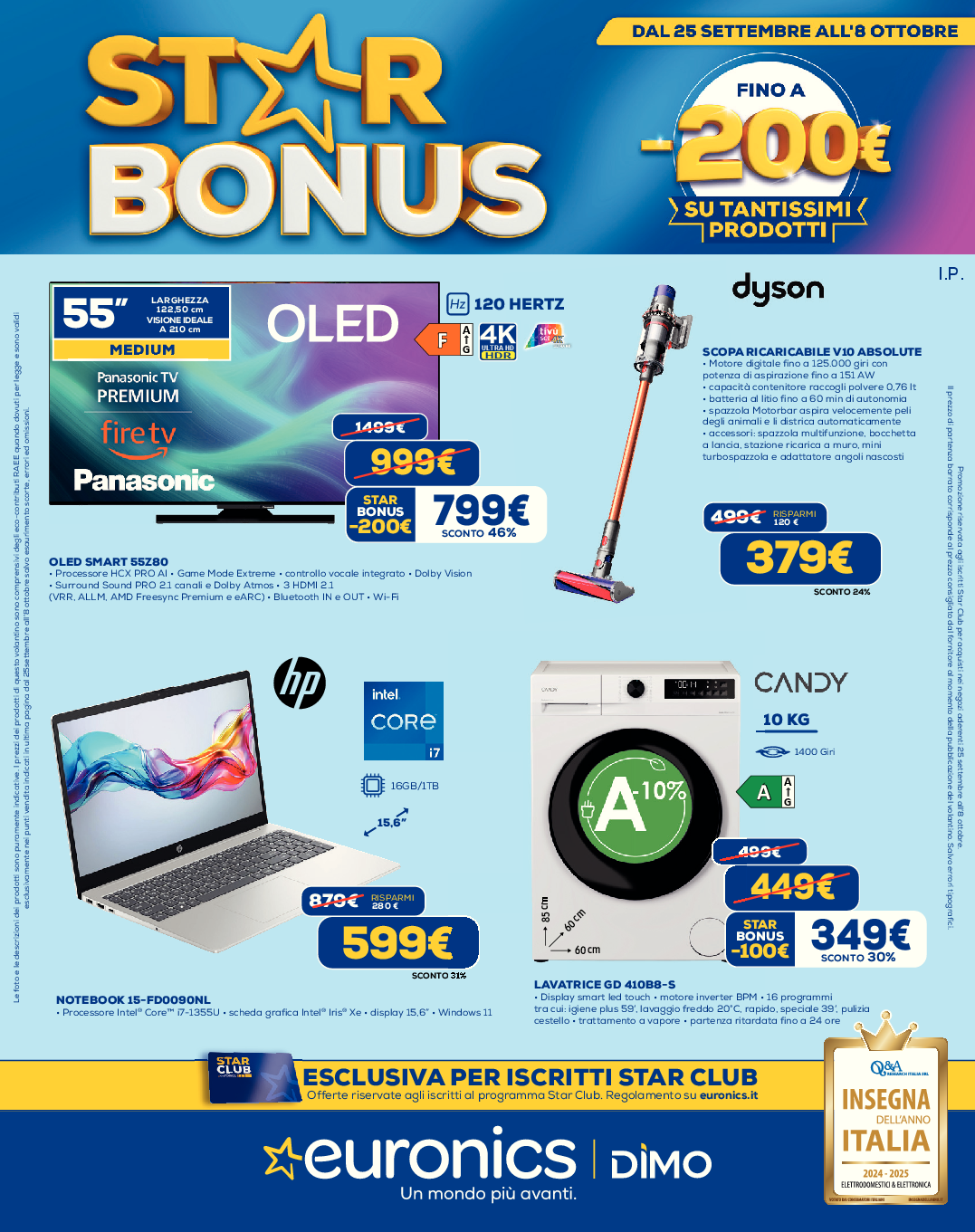 STAR BONUS - FINO A 200 EURO