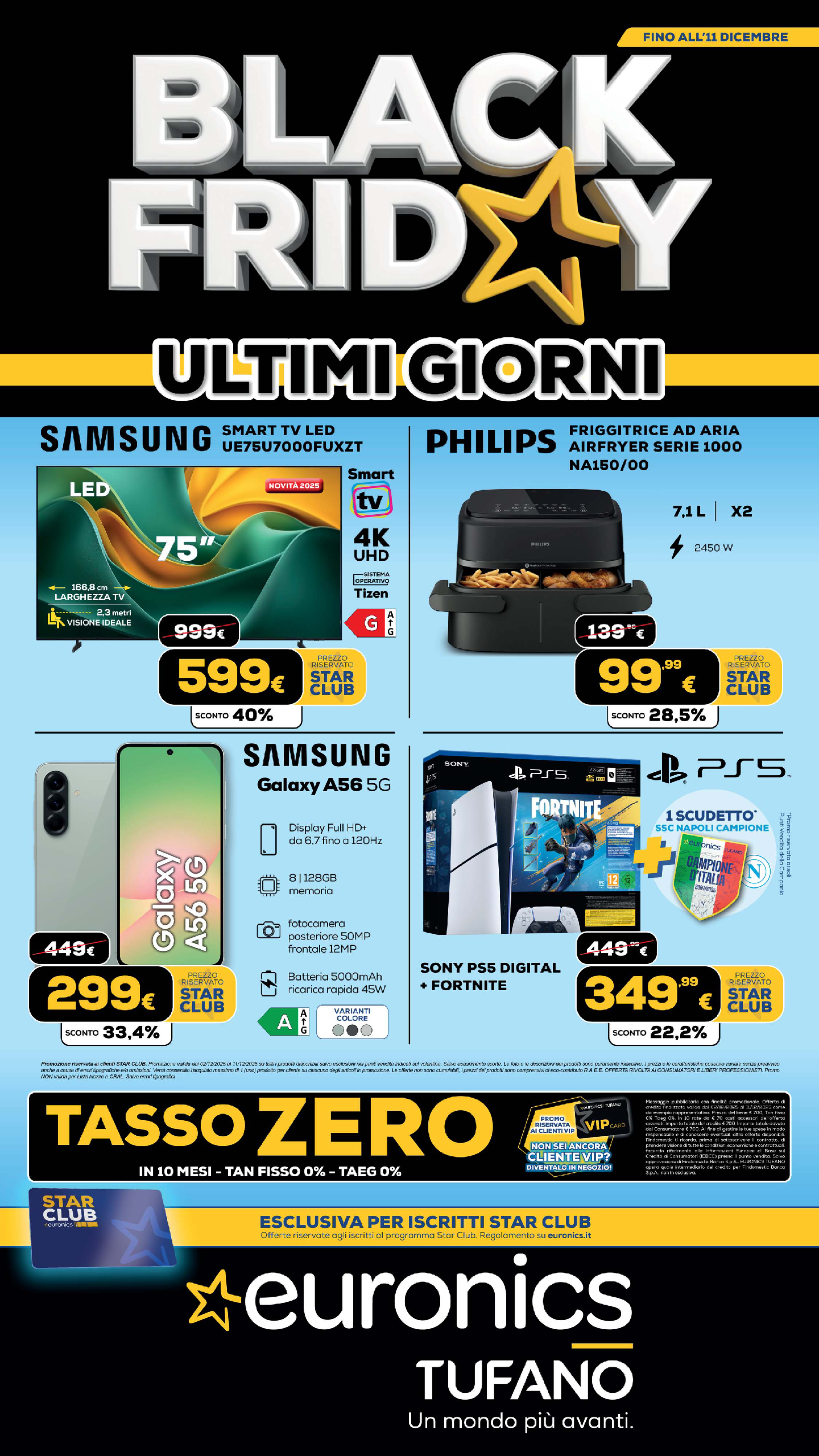 BLACK FRIDAY ULTIMI GIORNI