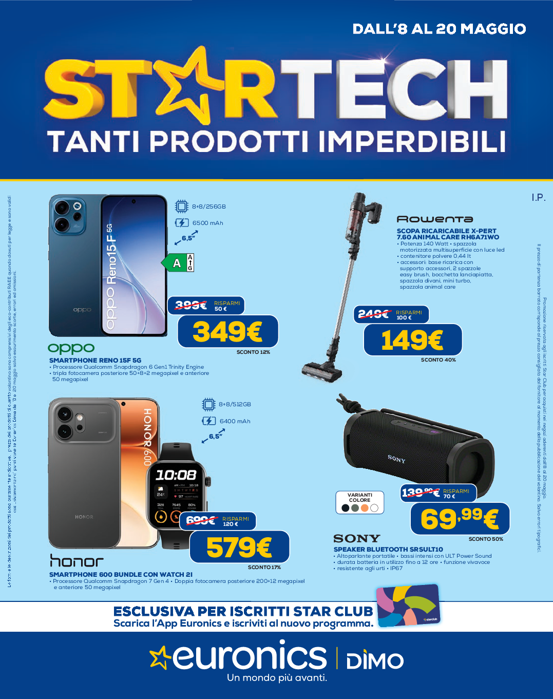STAR TECH - TANTI PRODOTTI IMPERDIBILI