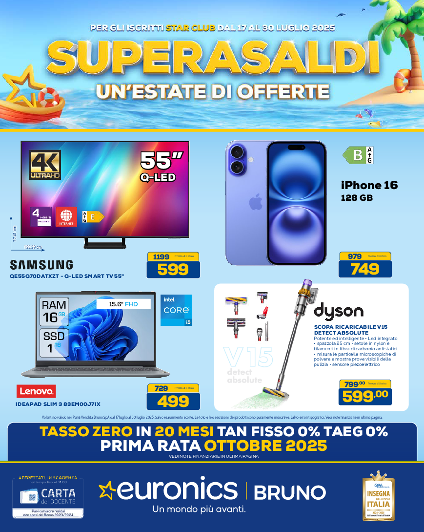 SUPERASALDI UN'ESTATE DI OFFERTE