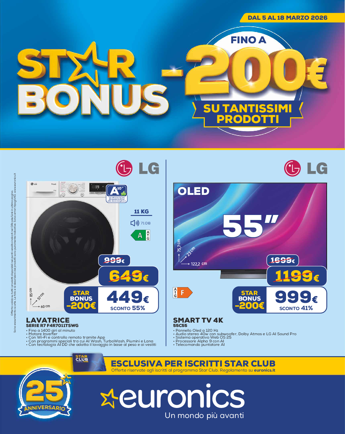 STAR BONUS fino a -200 euro