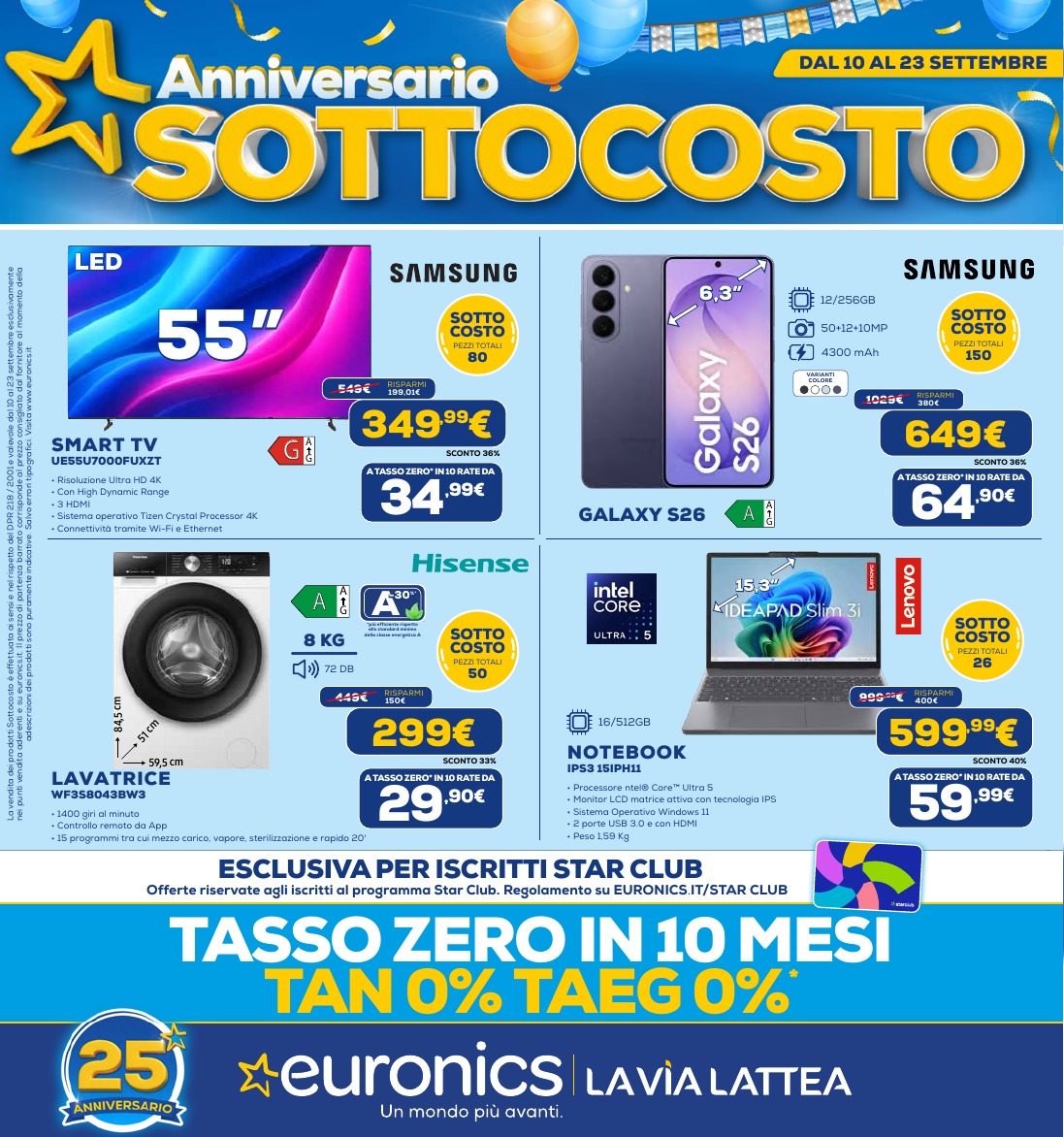 SOTTOCOSTO ANNIVERSARIO