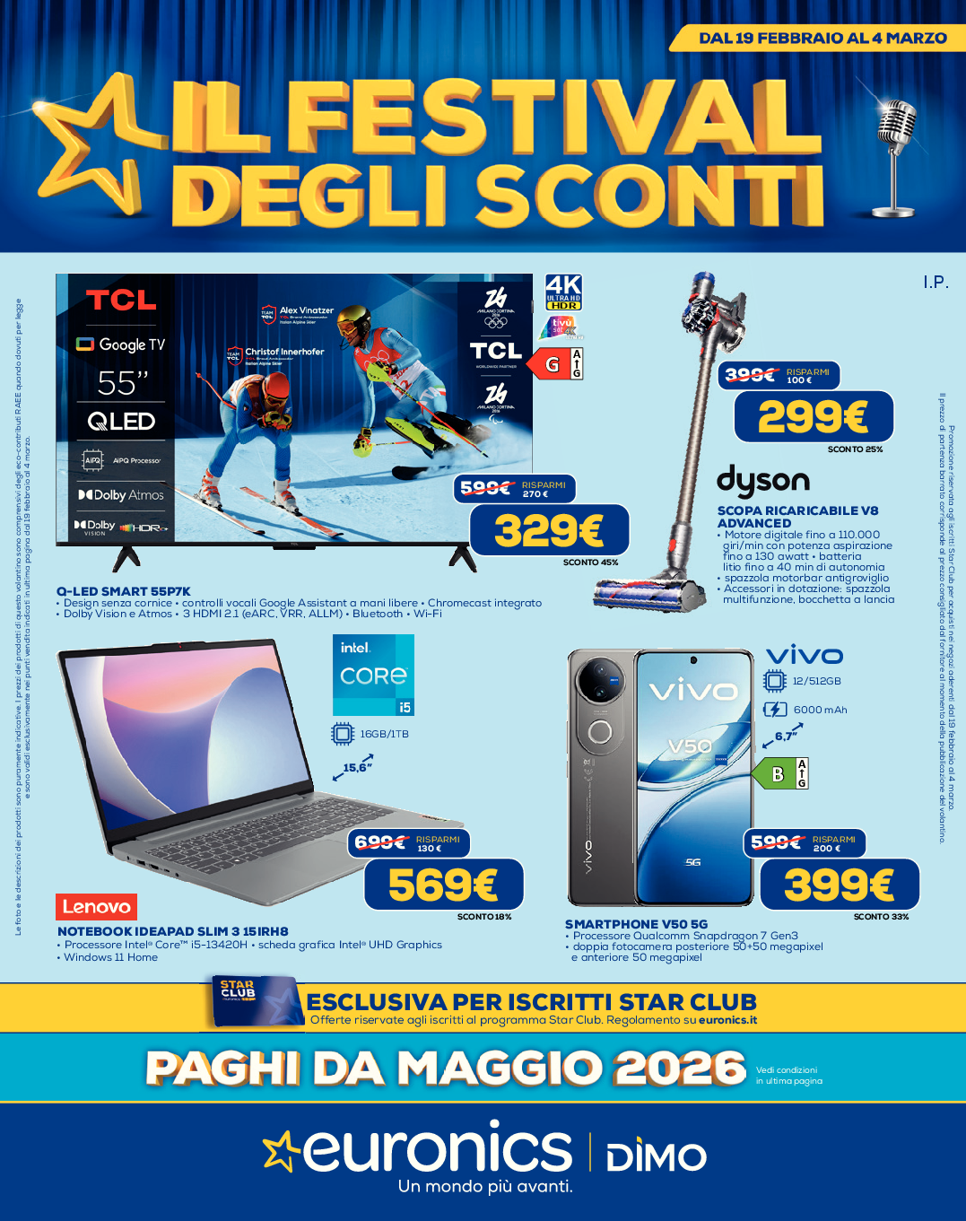 IL FESTIVAL DEGLI SCONTI