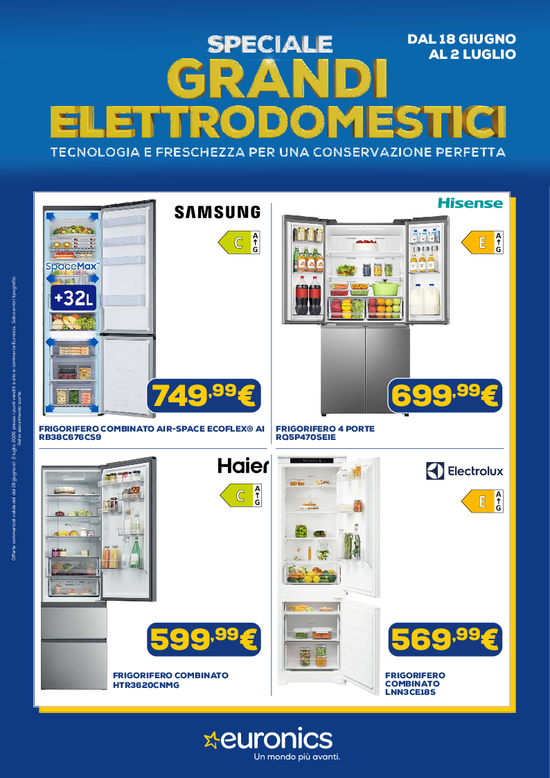 SPECIALE GRANDI ELETTRODOMESTICI
