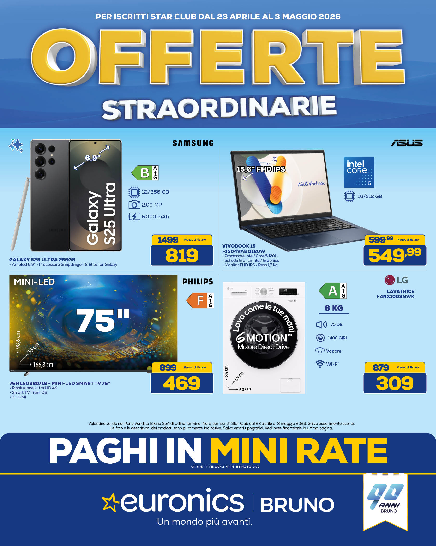 OFFERTE STRAORDINARIE