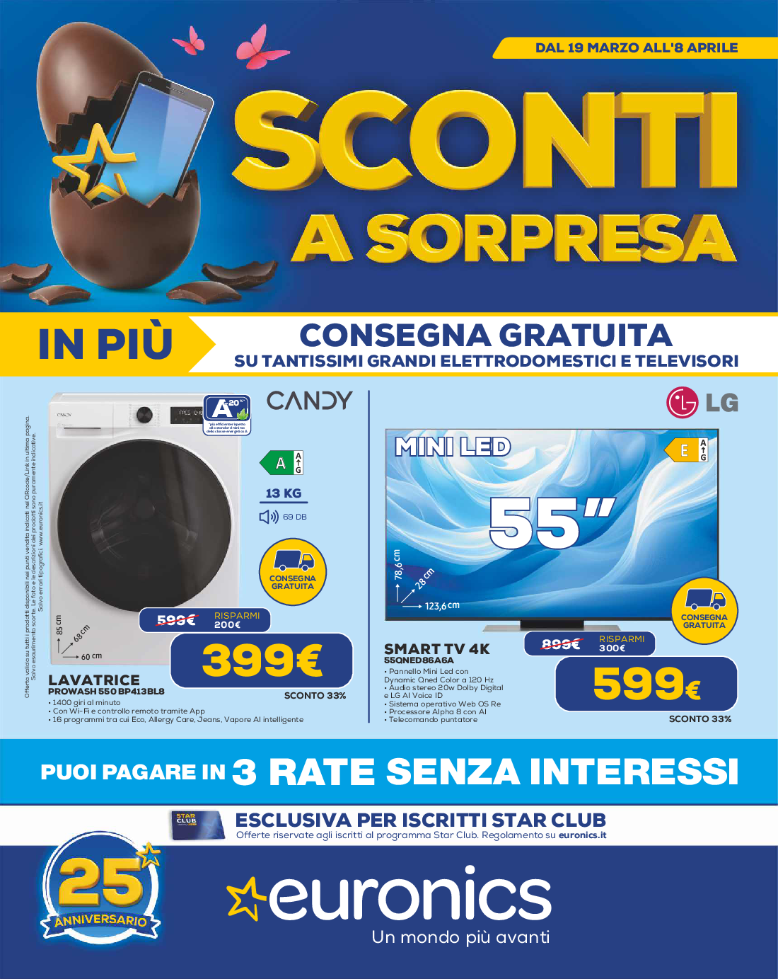 Sconti a Sorpresa e Consegna Gratuita