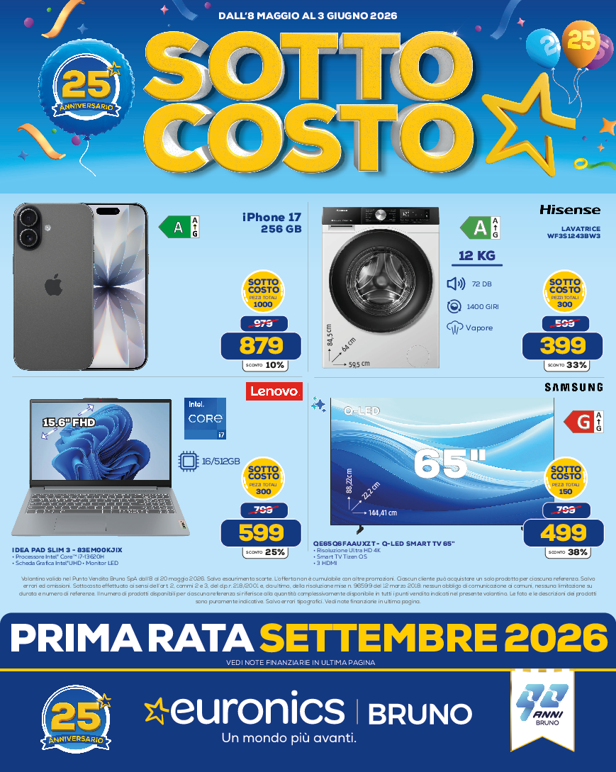 SOTTOCOSTO 25 ANNIVERSARIO