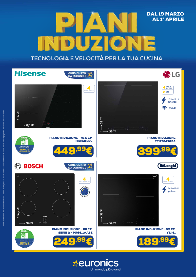 SPECIALE PIANI INDUZIONE