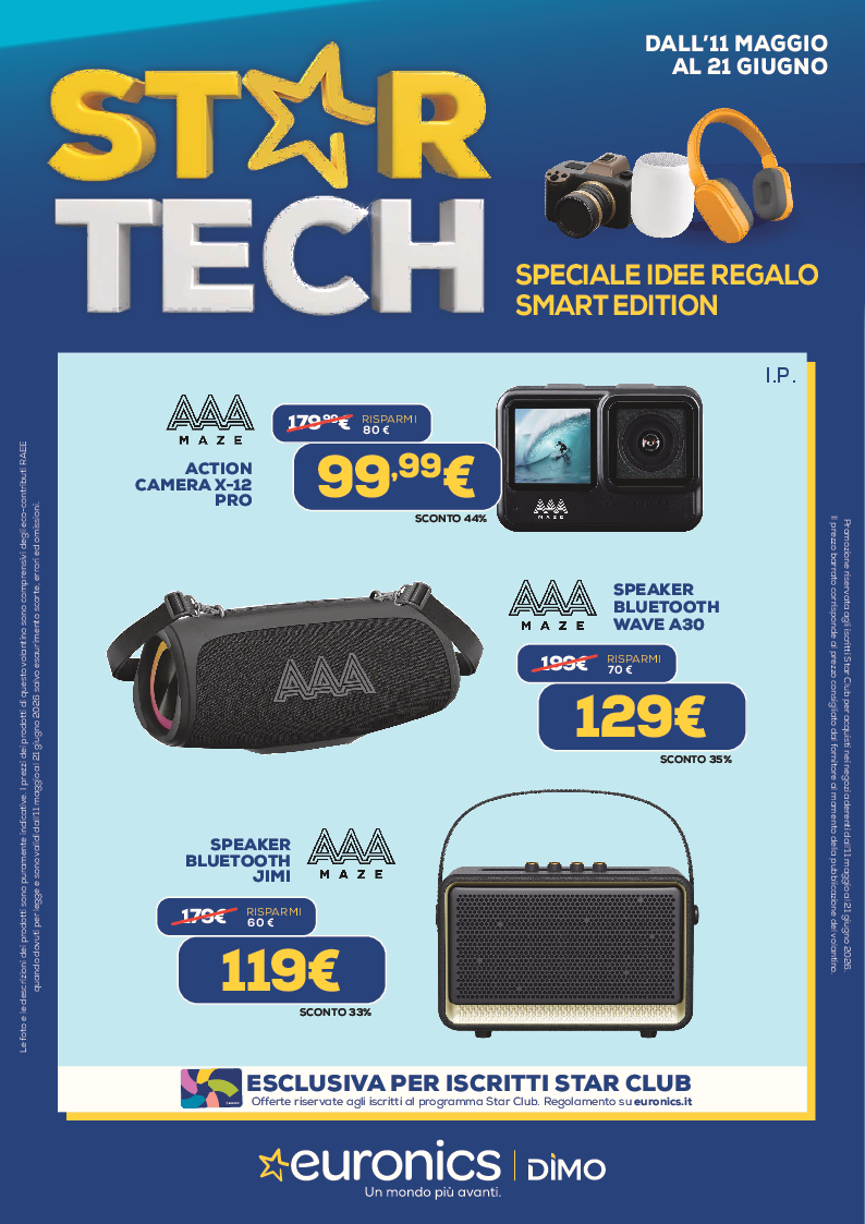 STAR TECH - SPECIALE IDEE REGALO SMART EDITION